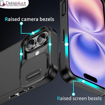 Smūgiams atsparus dėklas su kameros apsauga (Apple Iphone 17) Smūgiams atsparus dėklas su kameros apsauga (Apple Iphone 17)